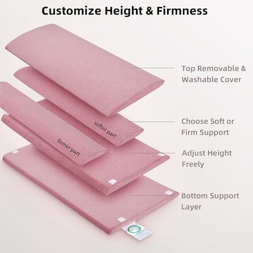 4-Layer Lumbar Pillow for Sleeping & Lying Down, Height-Boosting Layer - Image 7