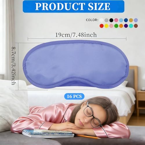 16Pcs Blindfolds for Party Games, Sleep Masks - Image 2