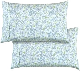 Elegant Comfort 6-Piece Sheet Set Deep Pocket Floral, Anita Green - Image 6