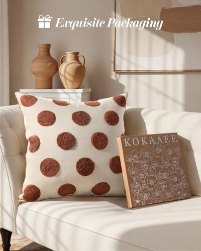 Fall Embroidered Throw Pillow Cover 18x18 Inch - Image 6