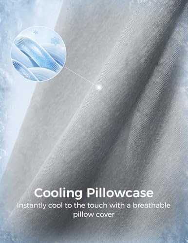 Momcozy Cooling Pregnancy Pillow Cover, U Shaped Maternity Pillowcase - Image 4