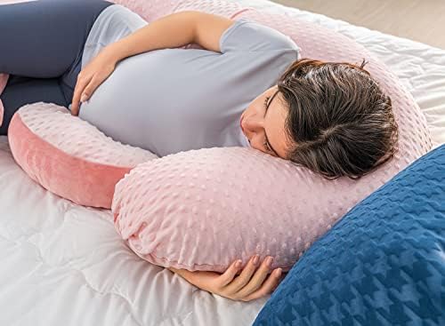 QUEEN ROSE E Shaped Pregnancy Pillows, Detachable Maternity Body Pillow - Image 3