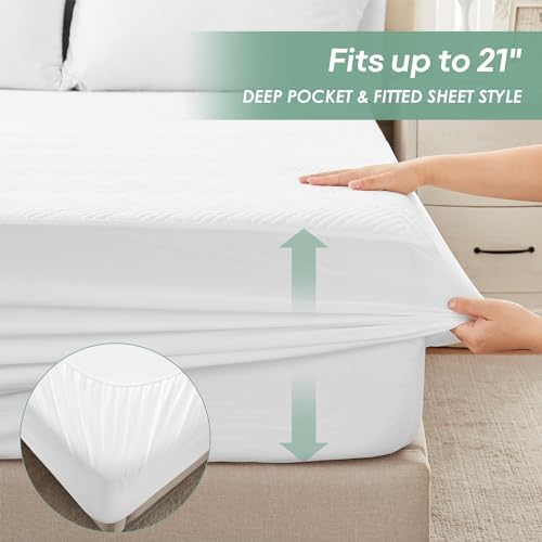 Cozymaker King Size 100% Waterproof Mattress Protector - Image 4