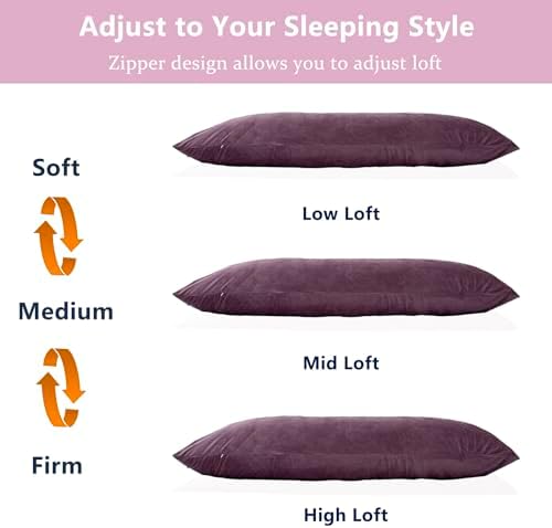 1 MIDDLE ONE Body Pillow, Memory Foam Body Pillows - Image 5