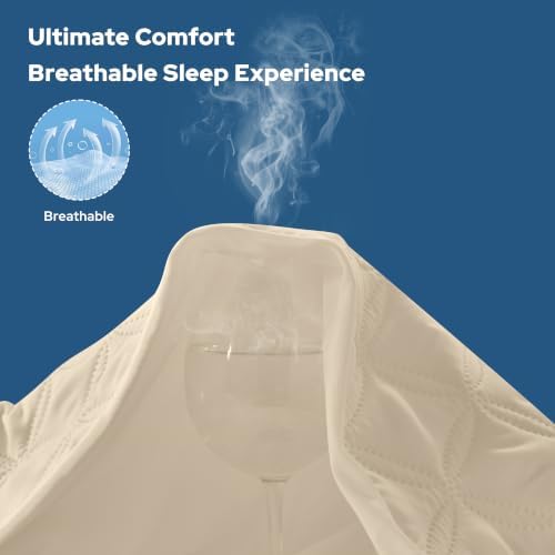 BEDLORE 2 Pack Waterproof Mattress Protector, Twin XL Size Mattress Pad - Image 6
