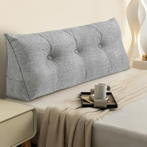 Headboard Pillow Twin, Triangle Wedge Pillow by Bcareself