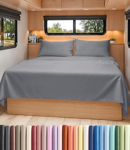 Short Queen Size 4 Piece Bed Sheet Set by CGKUnlimited