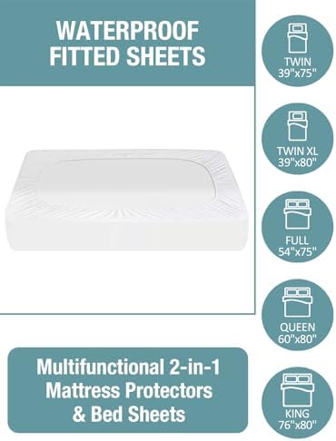 Bedecor Full XL Waterproof Mattress Protector, Fits 9-18 Inch Deep Pocket - Image 6