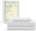 Lane Linen Twin Sheets 100% Organic Cotton 3pc Percale Cooling Soft by LaneLinen