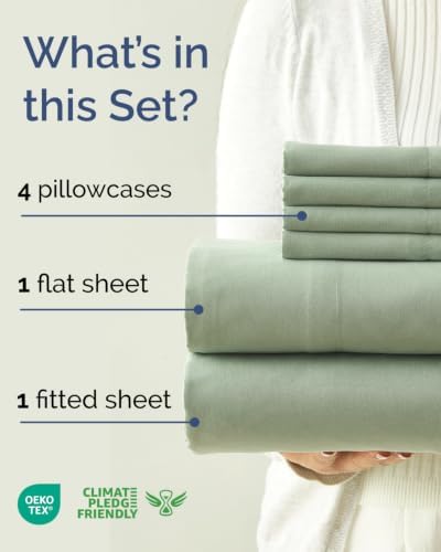 King 6 Piece Bed Sheet Set - Image 2