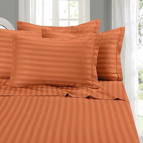 Elegant Comfort 6-Piece Damask Stripe Sheet Set by ELEGANTCOMFORT