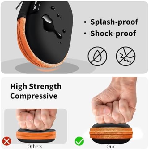 1 Pack Oval Earbud Case Storage Bag - Image 3