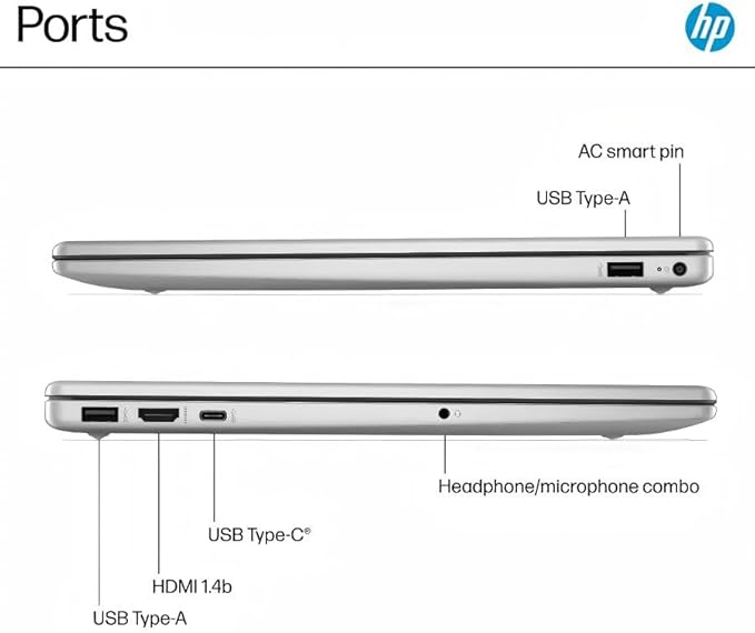 HP 15.6 Touchscreen Laptop Computer for Business, Intel 13th Gen i7-1355U(Up to 5.0 GHz), 15.6" FHD Touch Screen, 32 GB RAM, 1 TB SSD, Iris Xe GPU, Wi-Fi 6, HD Webcam, Windows 11 Pro, w/Accessories