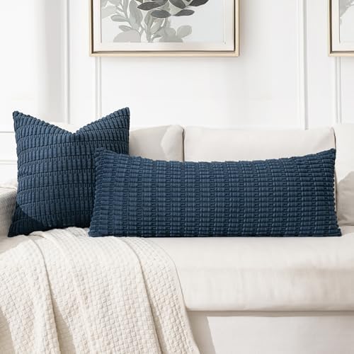 MIULEE Lumbar Corduroy Throw Pillow Cover - Image 3