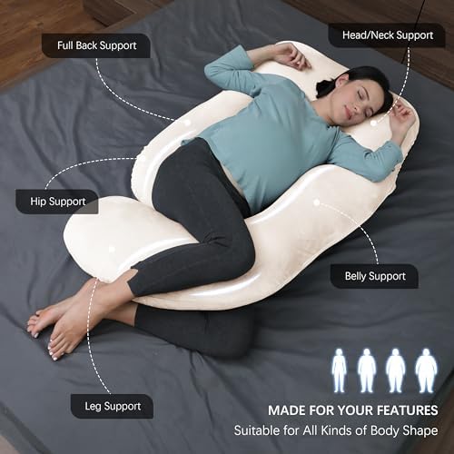 MOON PARK Pregnancy Pillows for Sleeping - Image 2