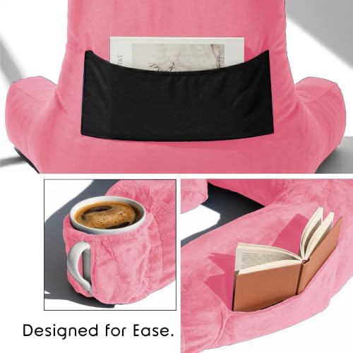 Nestl Reading Pillow with Shredded Memory Foam Includes 2 Neck and Lumber - Image 4