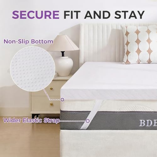 BDEUS Twin XL Size 2 Inch Gel Memory Foam Mattress Topper - Image 5