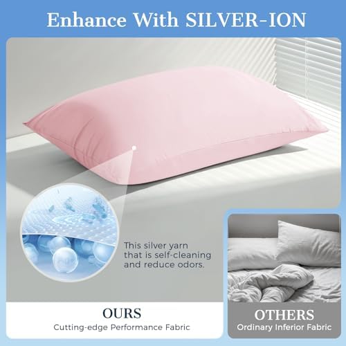 Cooling Pillow Cases 2 Pack King Size Cooling Pillowcases - Image 6