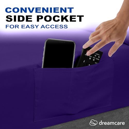 DREAMCARE Full Size – 4 pcs Cooling Sheets – up to 21” Deep Full Sheet Set – - Image 4