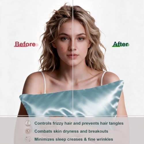 LYSHIN Silk Pillow Cases Standard Size - Image 4