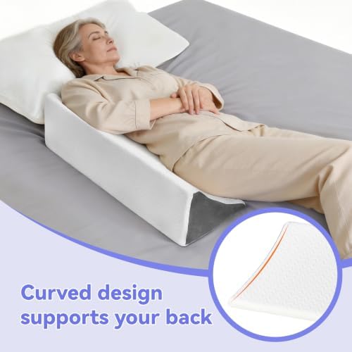 Vekkia Wedge Pillow for Side Sleeping, Back Support - Image 4