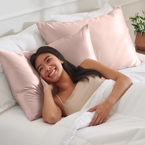 Bare Home Satin Pillowcases for Hair and Skin - Image 5