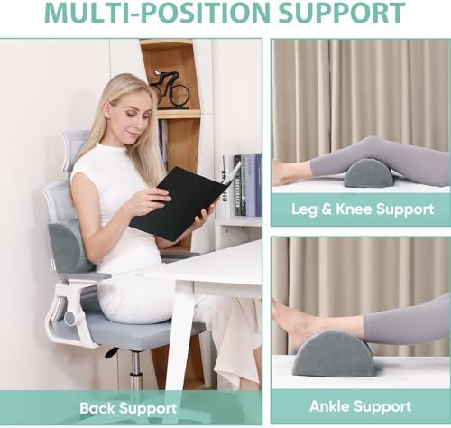 Half Moon Pillow, Memory Foam Leg Pillows - Image 4