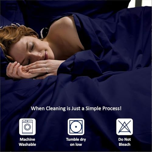 Cottingon 5 PC Split King Sheets Fits 16" Deep, Egyptian Cotton - Image 5