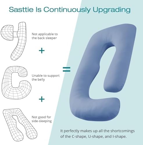 Sasttie Cooling Pregnancy Pillows - Image 4