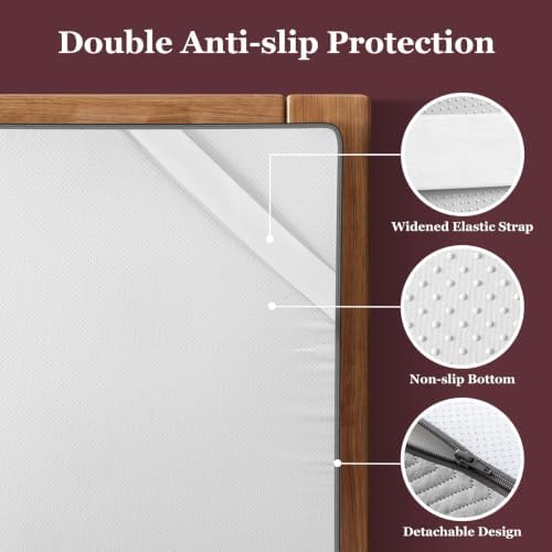 BedStory 3 Inch Queen Size Firm Mattress Topper - Image 6