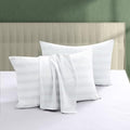 100% Egyptian Cotton Pillow Protectors Set of 4 King Size by ShunjieHome