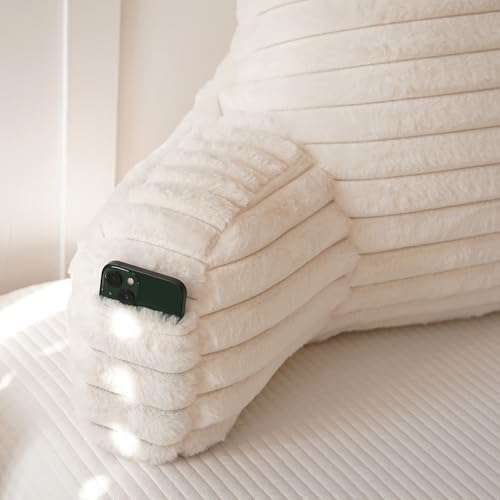Large Reading Pillow for Adults, Back Support Pillow for Sitting Up in Bed - Image 6