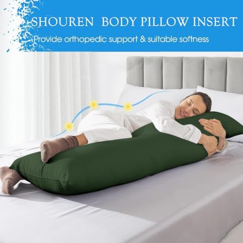 SHOUREN Large Body Pillow, Long Bed Pillow - Image 4