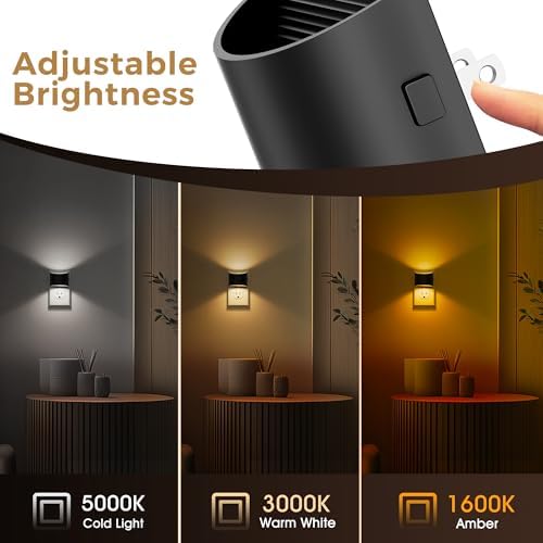 L LOHAS LED Night Lights Plug into Wall with 3CCT Adjustable, 1W Nightlight - Image 2
