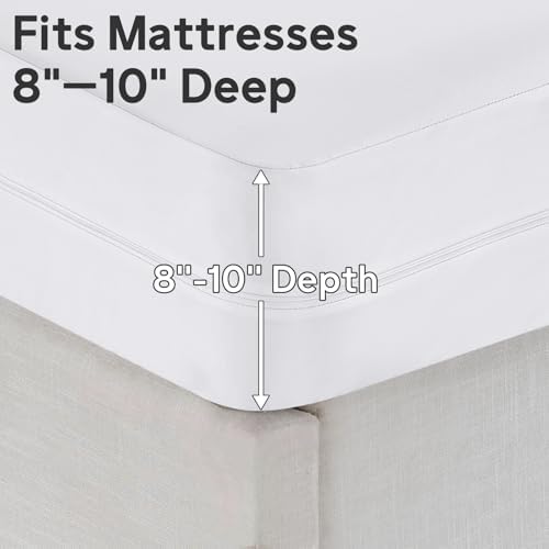 Twin Mattress Protector Zippered Waterproof - Image 5