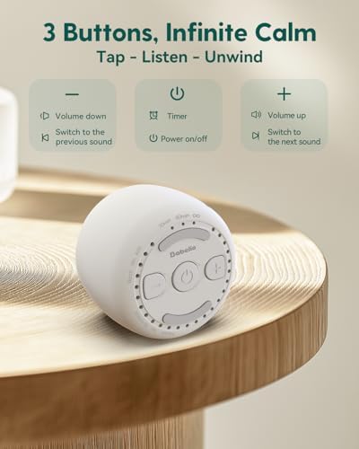 Babelio Pocket Mini Portable White Noise Machine - Image 5