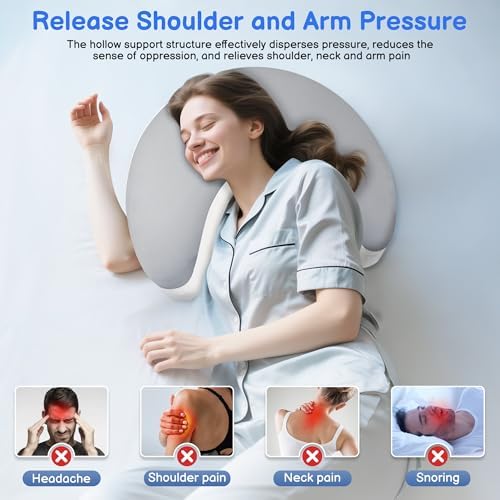 Side Sleeper Pillow with Arm Holes -arm Pillow Ergonomic - Image 5