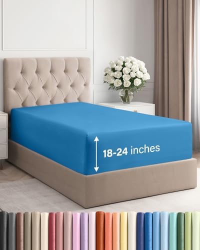 CGK Linens Deep Twin XL Fitted Sheet by CGKUnlimited
