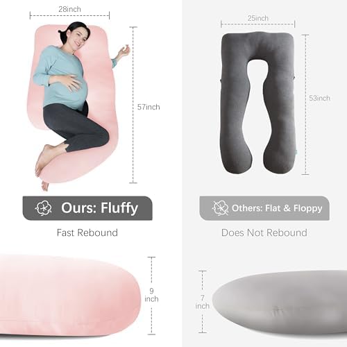 MOON PARK Pregnancy Pillows for Sleeping - Image 7