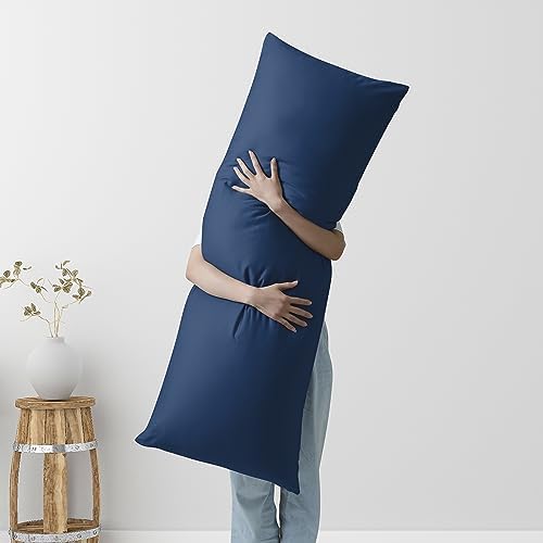 100% Egyptian Cotton Body Pillow Cover Long Pillow Case 600 Thread Count - Image 5