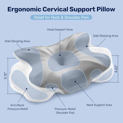 Sweetcrispy Cooling Silk Ergonomic Cervical Pillow - Image 2