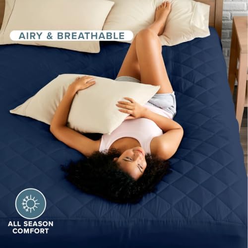 Bare Home Quilted Fitted Mattress Pad - Image 4