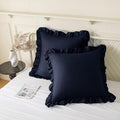 KKJIAF 2 Pack Ruffle Pillow Cases 22x22 Inches by KKJIAF