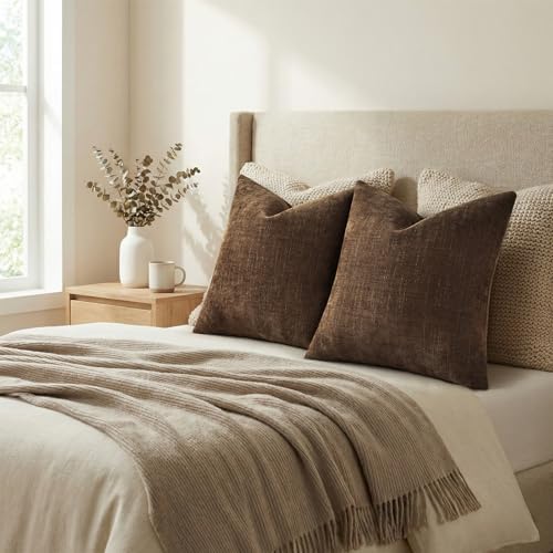 decorUhome Chenille Decorative Throw Pillow Covers 12x20 Set of 2 - Image 7