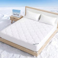 Cooling Mattress Pad Queen, Breathable Quilted Fitted Mattress Protector by RestTwillOfficial