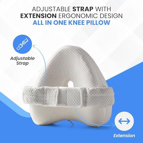 Memory Foam Knee Pillow for Side Sleepers Hip Pain - Image 5