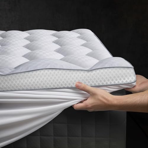 3 Inch Ultra-Fluffy Memory Foam Mattress Topper Full XL by Milcabe