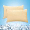 Cooling Pillow Covers Only, King Size Set of 2 by AilemeiDirect