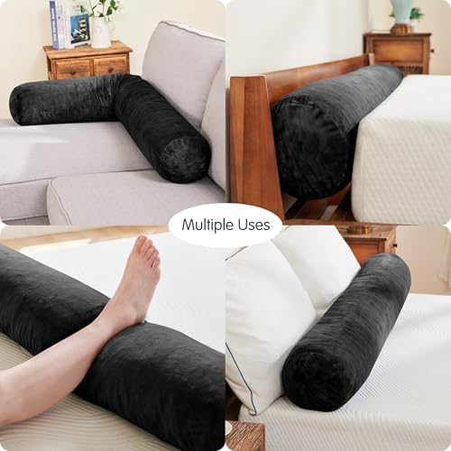 SyMax 7.8"x60" Body Pillow for Queen Bed, Bolster w/Removable Polyester Cover - Image 5