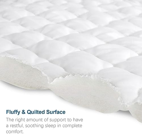 Full Size Mattress Protector Pad Cover Waterproof Quilted - Image 2